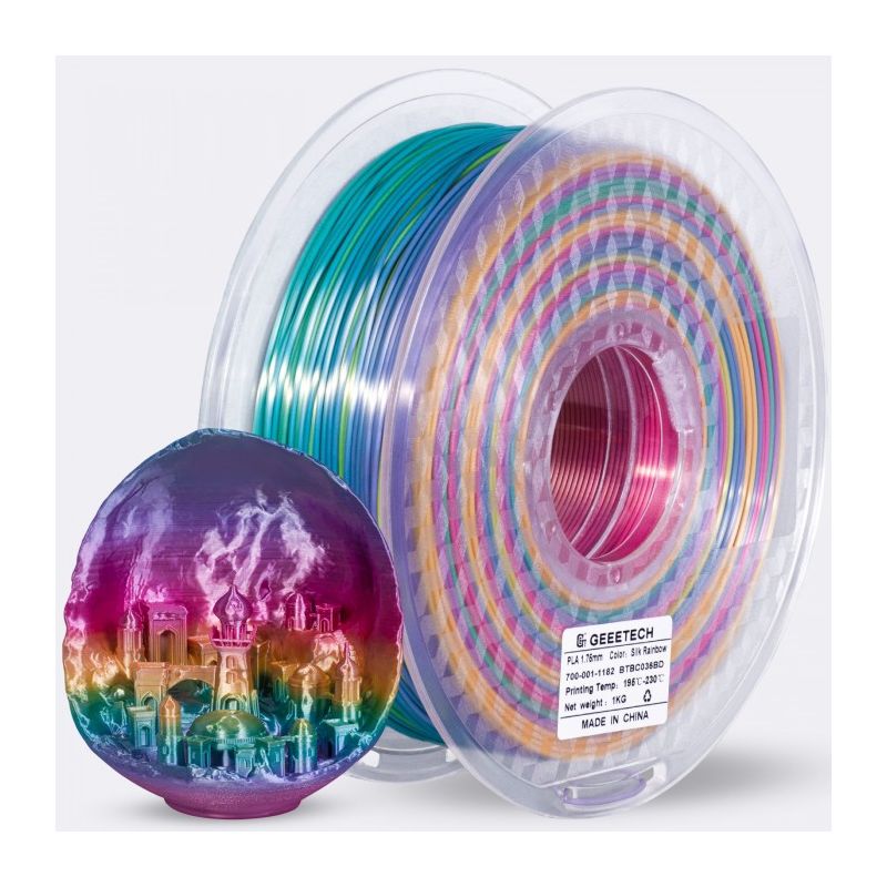 Geeetech PLA Silk Rainbow filament | 3Dplastik.cz