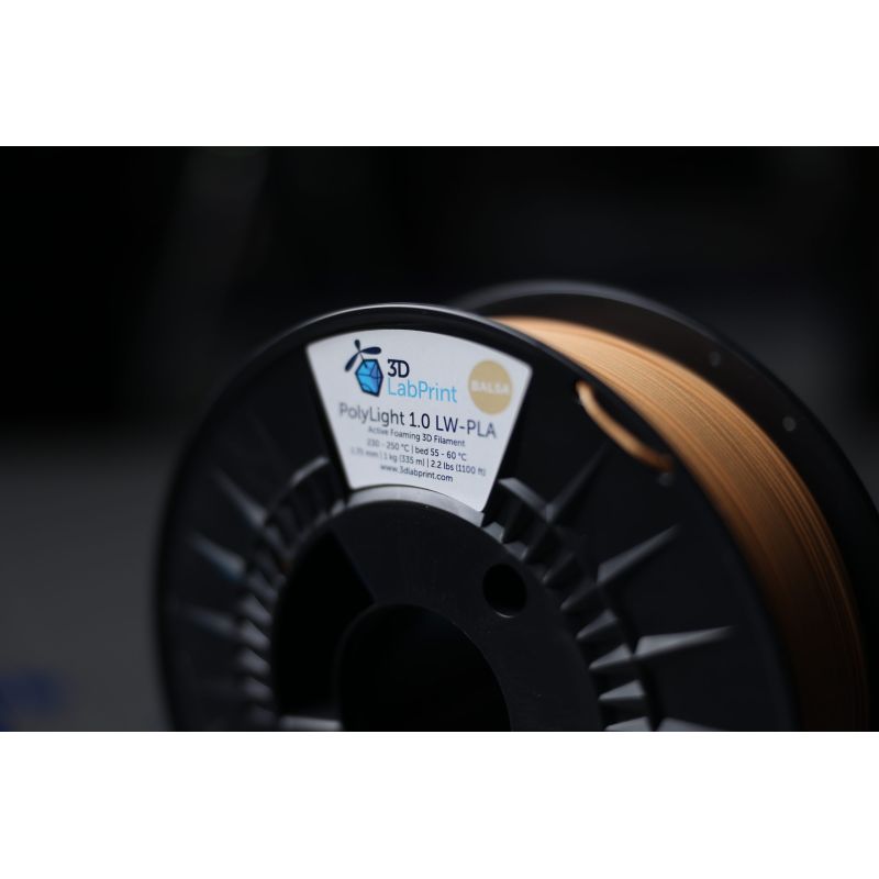 LW-PLA filament 3DlabPrint | 3Dplastik.cz