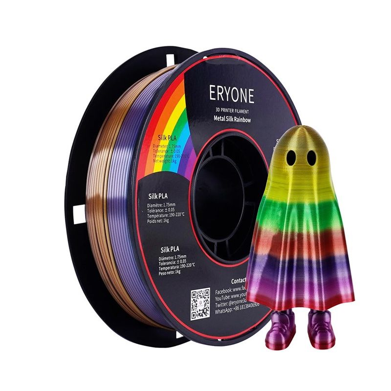 Eryone PLA Silk Metal Rainbow filament | 3Dplastik.cz