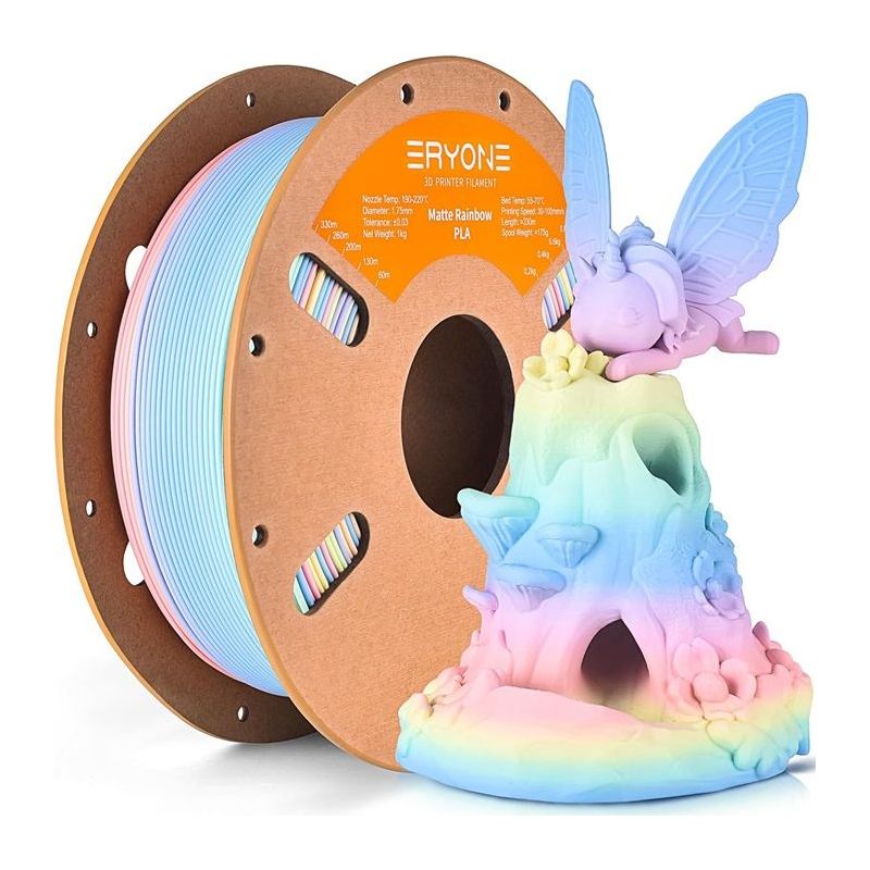 Eryone Pla Matte Marcron Rainbow 1,75mm 1kg