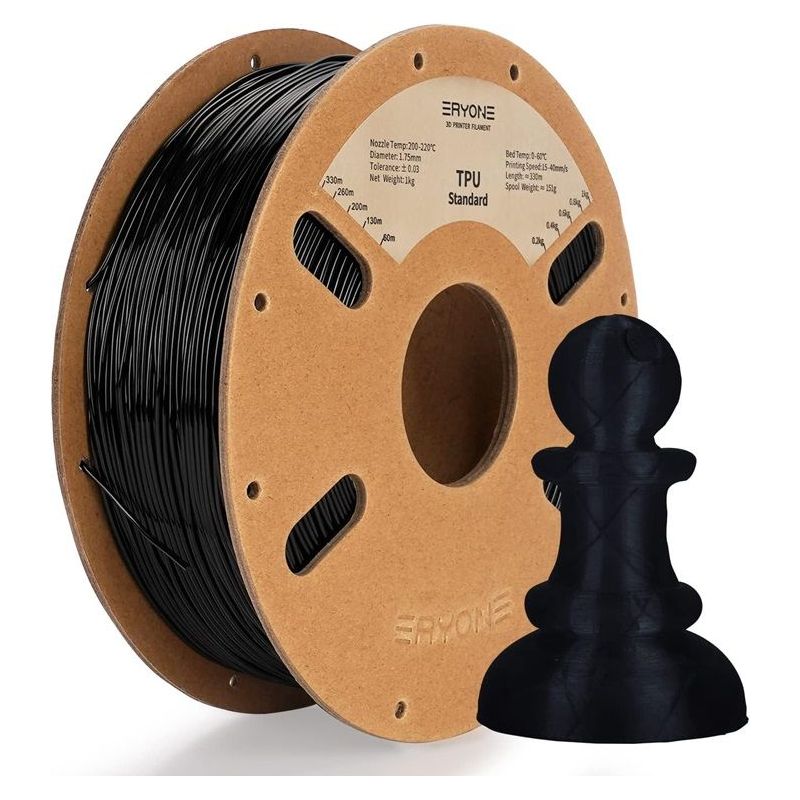 Eryone Black TPU filament | 3Dplastik.cz