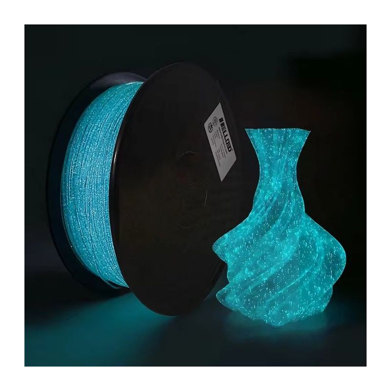 Hello3D PLA Blue / Glow filament | 3Dplastik.cz